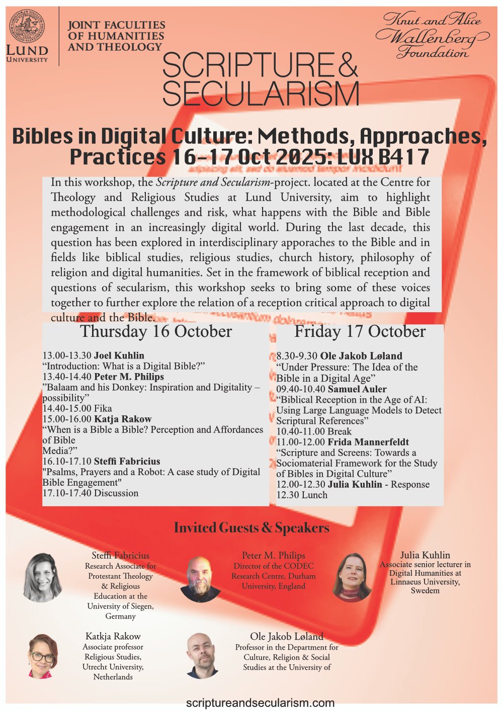 Bibles in Digital Culture: Methods, Approaches, Practices